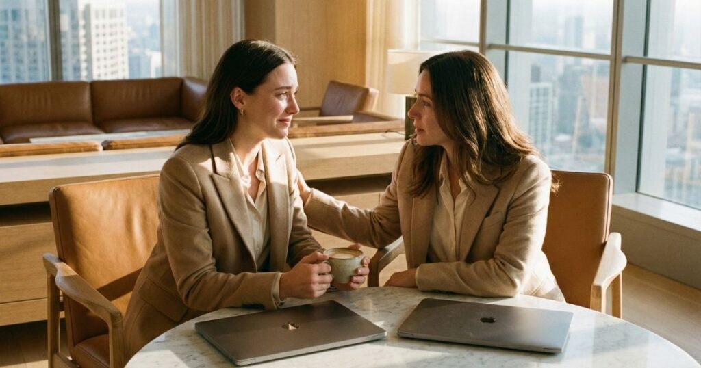 Mujeres líderes con ansiedad